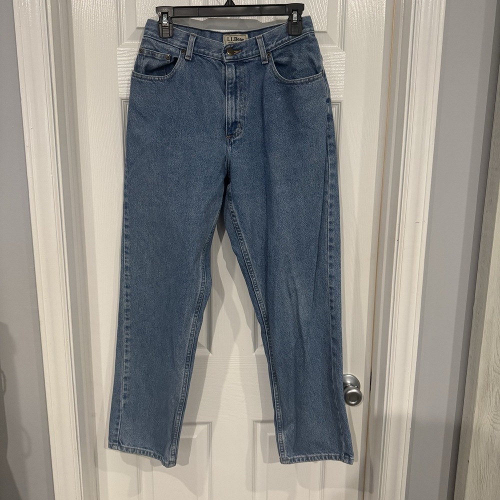 LL Bean Jeans Women Size 8 Regular Fit Women's  Denim Double L 100%‎ Cotton VTG